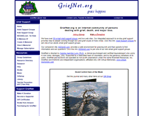 Tablet Screenshot of griefnet.org